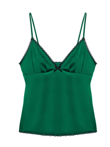 LAST CHANCE! Diana Green Soft Satin Cami Top by Kiss Me Deadly