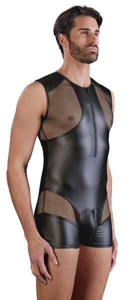 Powernet and Matte Look Jumpsuit by NEK