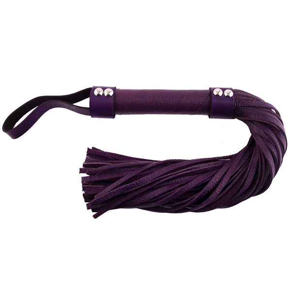 Medium Leather Flogger in Pink / Purple / Red /