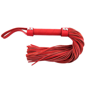 Medium Leather Flogger in Pink / Purple / Red /