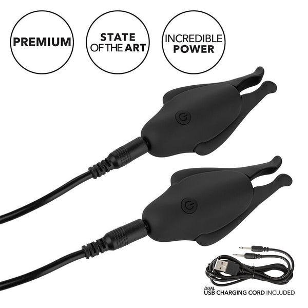 Rechargeable Vibrating Nipple Clamps