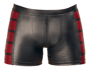 Black and Red Wet look Boxer by NEK