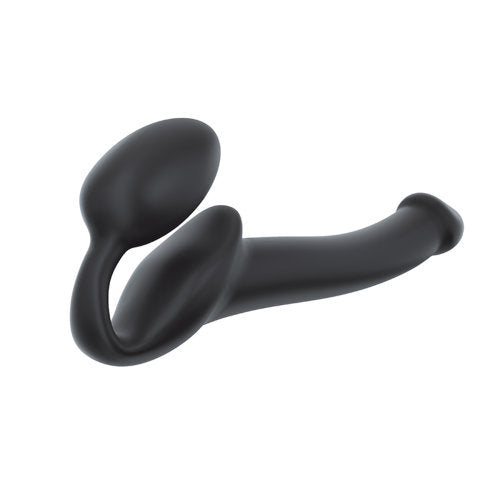 Semi-Realistic Bendable Strapless by Strap-on-Me (Black)