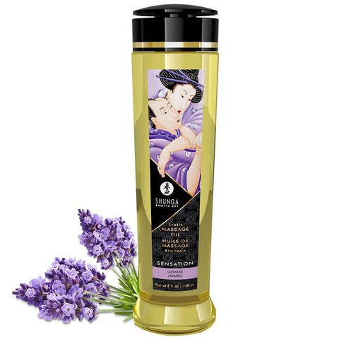 Massage Oil  Sensation Lavender by Shunga