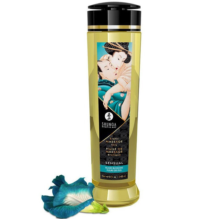Massage Oil Sensual Island Blossoms by Shunga