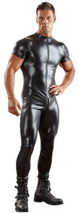 Men Shiny Wetlook Jumpsuit