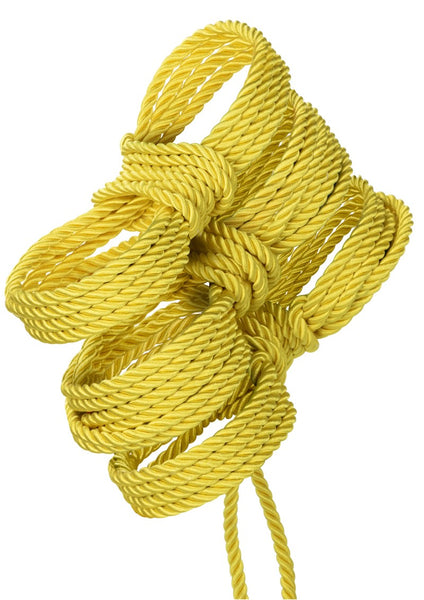 Silky Bondage Rope  10m Yellow