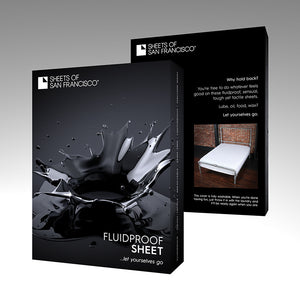 Fluidproof Fitted Sheet White by Sheet of San Francisco