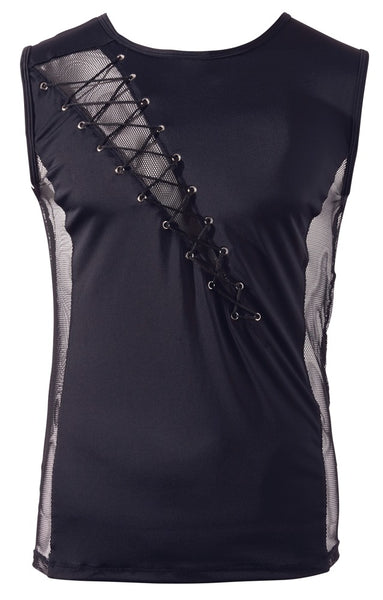 Mesh & Lacing T-Shirt