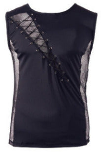 Mesh & Lacing T-Shirt