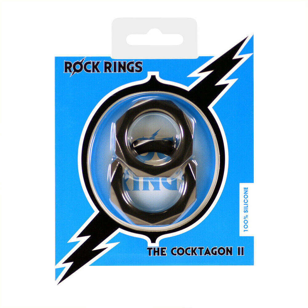 The Cocktagon Silicone Penis Ring Pack