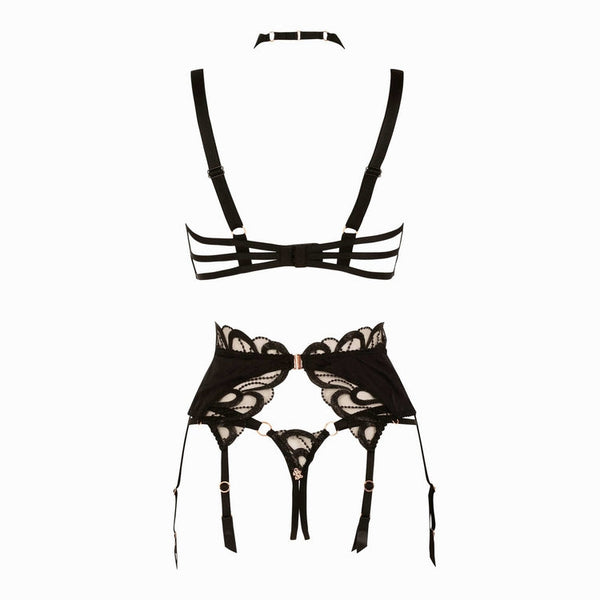 Tresor Opulent Lace Suspender Belt