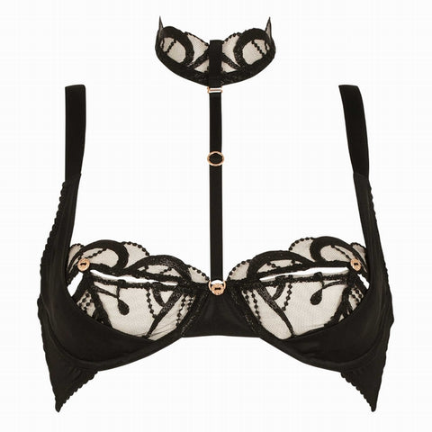 Tresor Opulent Underwire Bra with Detachable Collar