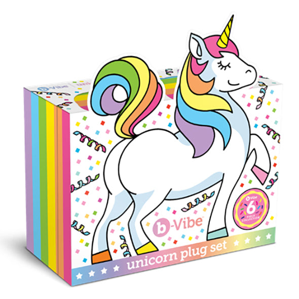 Unicorn plug 6 pieces Set by B-Vibe