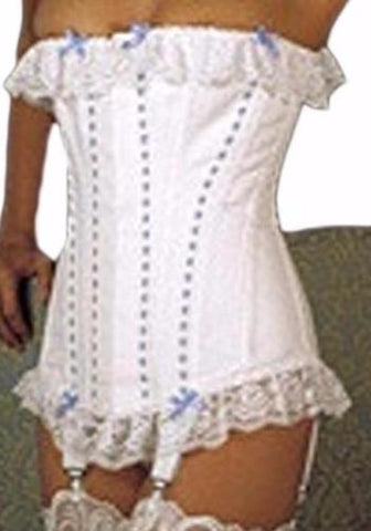 Moulin Rouge White contil Corset - She Said Boutique
