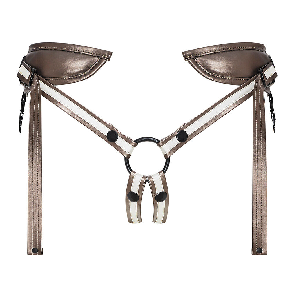 Vegan Leather harness by Strap on Me