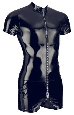 Vinyl Gorgeous Playsuit - Last chance to buy (S)!