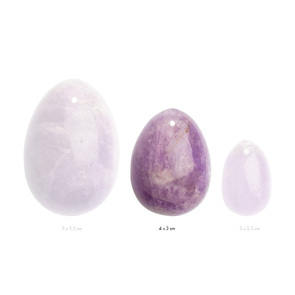 Yoni  Amethyst Kegel Egg Set by La Gemmes