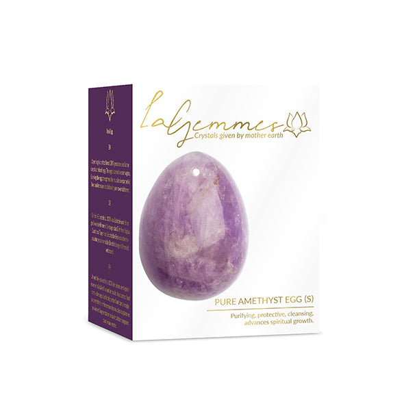 Yoni  Amethyst Kegel Egg Set by La Gemmes