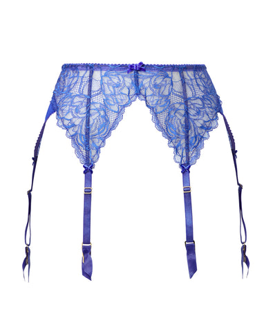 NEW! Gwendoline Suspender Belt in Periwinkle by Dita Von Teese