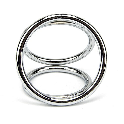 Caged Up - Triple Metal Cock Ring