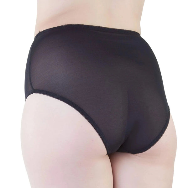 Classic Mesh High Waisted Brief by Bettie Page