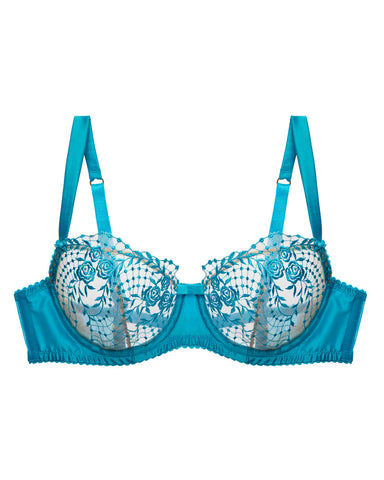 NEW! Julies Roses Butterfly Blue Underwire Bra