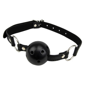 Breathable Ball Gag - Black Ball