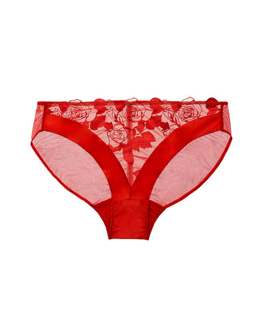NEW! Rosabelle Flame Red Brief by Dita Von Teese
