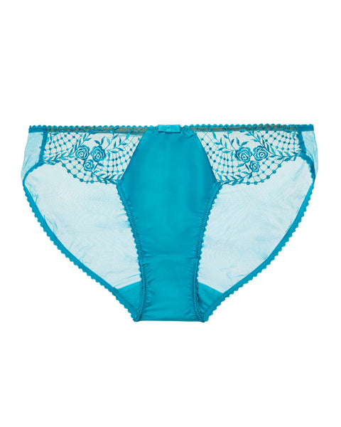 Julies Roses Butterfly Blue Bikini Brief (Last chance to buy)