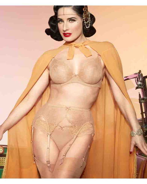 Fiamma Sunglow Suspender Belt by Dita Von Teese - (S / UK 10)