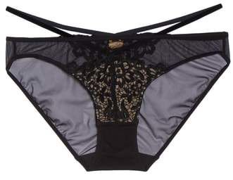 Bold Lace Dahlia Brief Black - Last Chance To Buy! (S)
