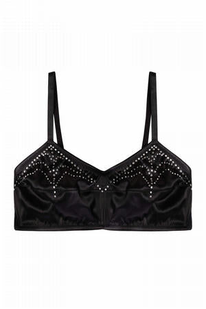 SALE -Annabelle Spider Diamante Bralette by Bettie Page - Last one size 18