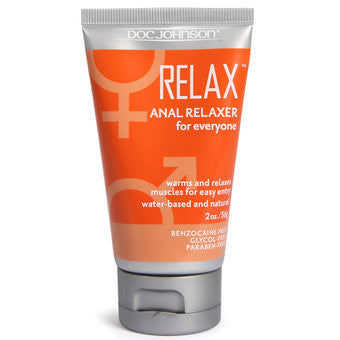 DOC JOHNSON RELAX ANAL DE SENSITIZING CREAM - She Said Boutique - 1