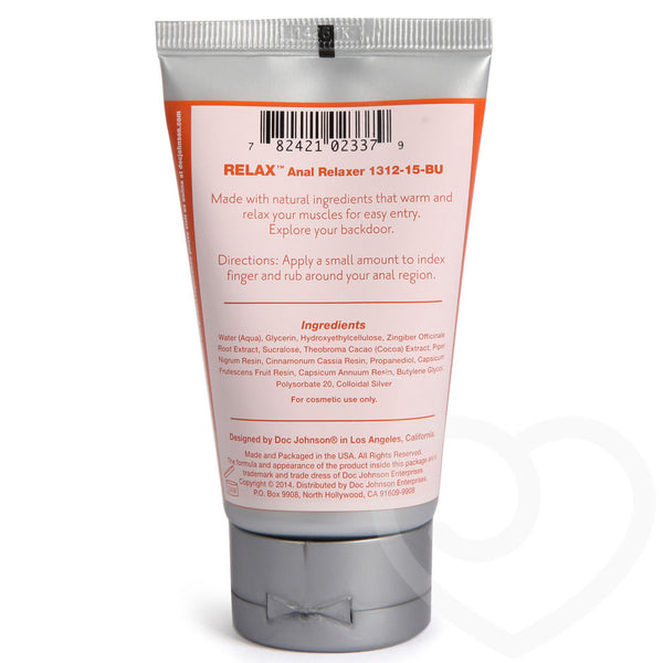 DOC JOHNSON RELAX ANAL DE SENSITIZING CREAM - She Said Boutique - 2