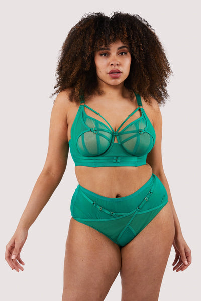 Eddie Green Crossover Wrap High Waisted Brief (UK 12/14)