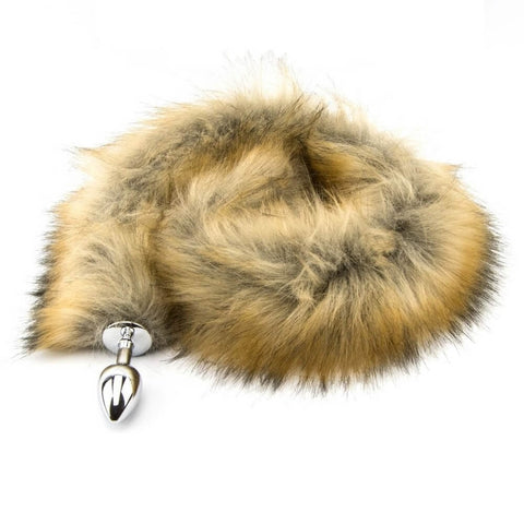 Faux fur fox tail Butt Plug