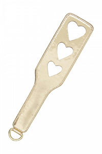 Heart PVC Shine Paddle Gold