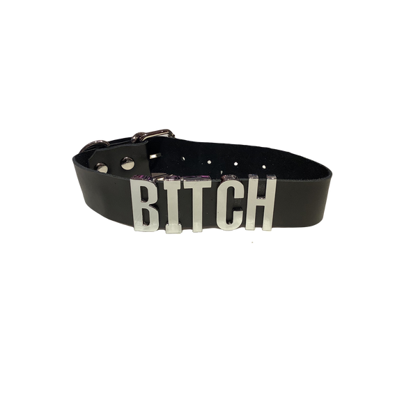 Bitch Luxury Bondage Collar by VoyeurX