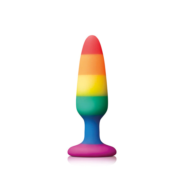 Rainbow Silicone Butt Plug