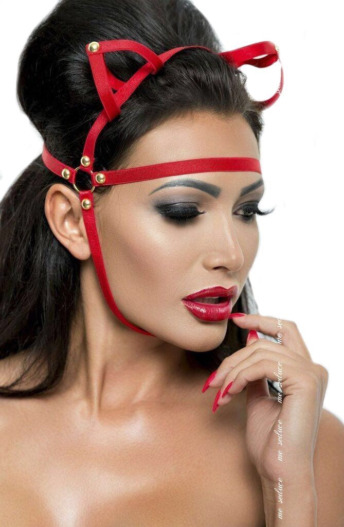 Cat Head Harness Red