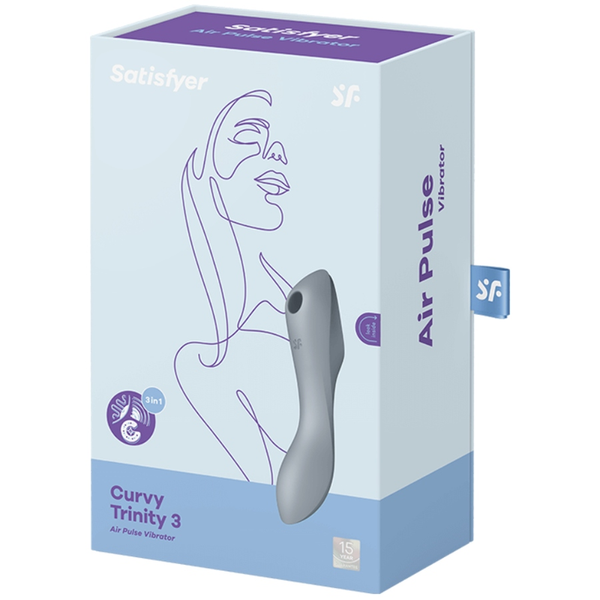 Satisfyer Curvy Trinity 3 air pulse vibrator