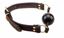 Nubuck Leather Ball Gag - She Said Boutique