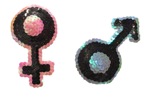Mr and Mrs Candy Sequin Pasties