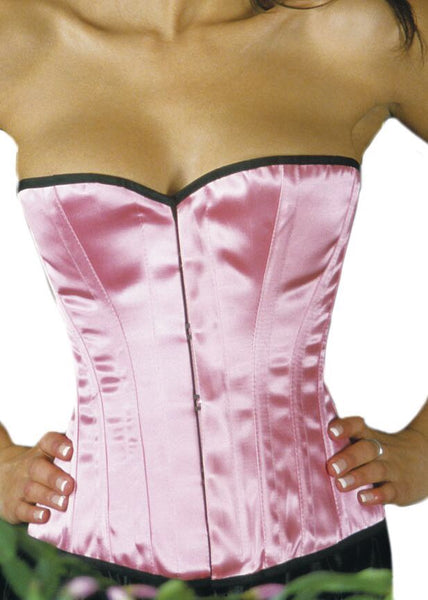 Classic Overbust Corset in Red Satin