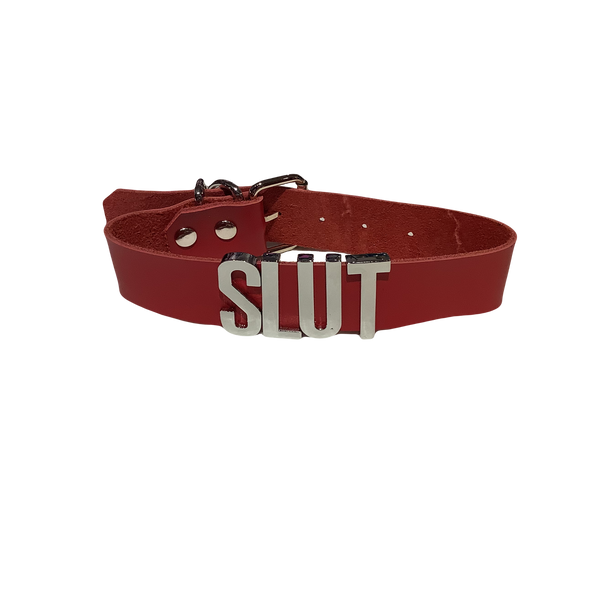 Slut Luxury Bondage Collar by VoyeurX