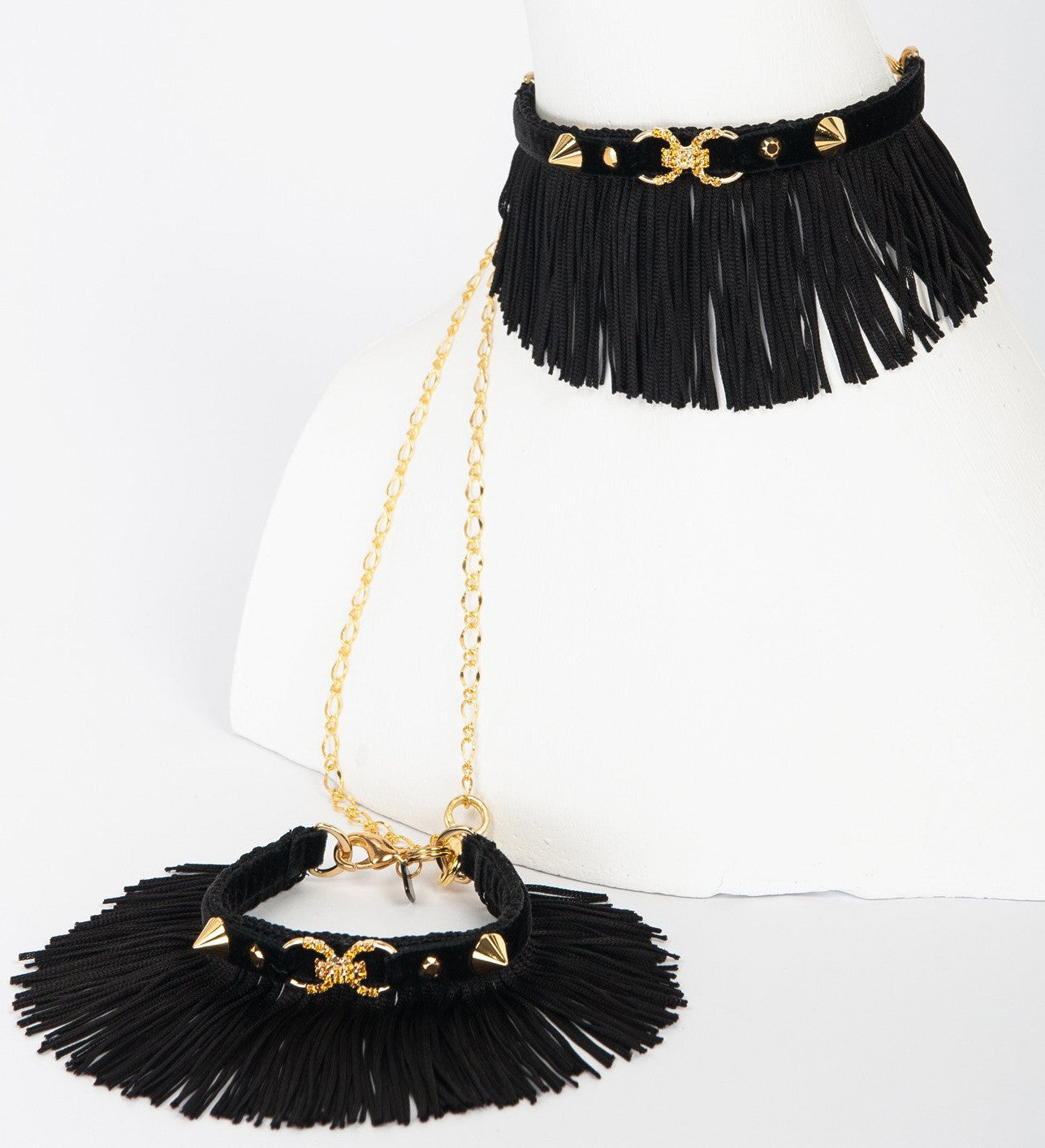 Crystal Fringe Handcuffs by Fräulein Kink - She Said Boutique - 2