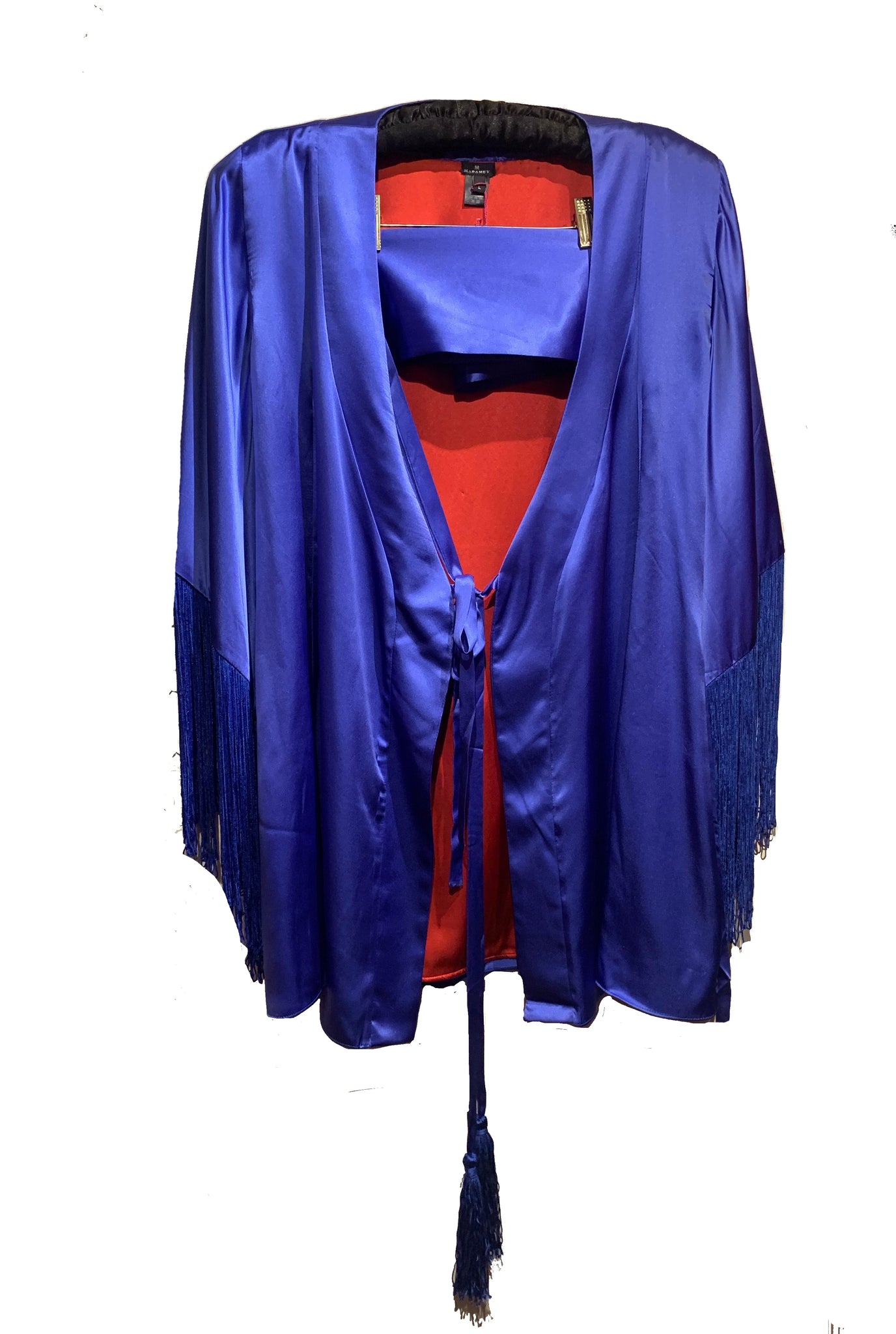 Royal blue Silk Kimono