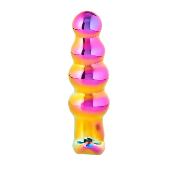 SALE - Beaded Glass Remote Controlled Butt Plug by Glamour Glass - 50% OFF