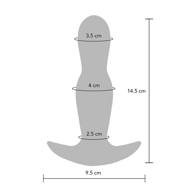 The Stout Inflatable & Vibrating Buttplug